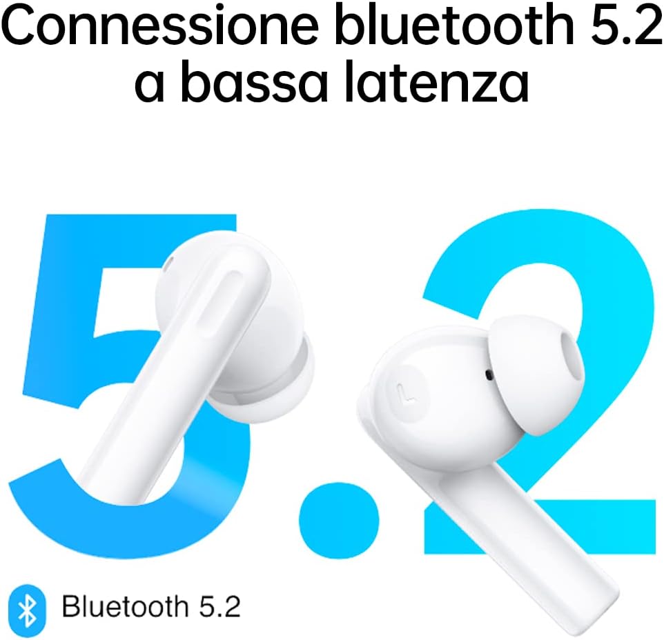 Бездротові навушники OPPO Enco Buds2 Bluetooth 5.2 шумозаглушення AI до 28 годин роботи білі БВ