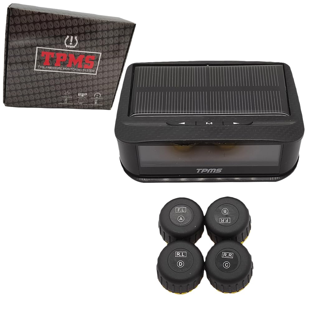 Система контролю тиску в шинах (TPMS) із сонячною батареєю