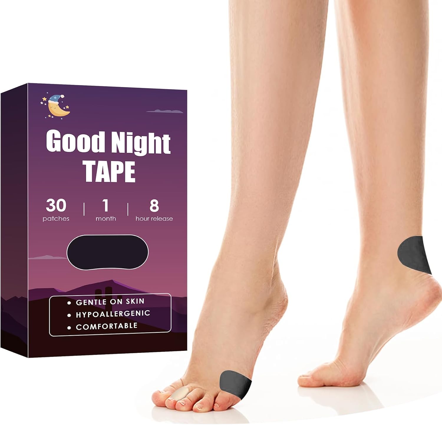 Спортивний тейп Comfort Tape (30 шт), гіпоалергенний, для боулінгу, пальців, безболісне зняття