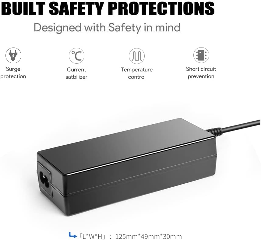 Блок живлення KFD 20В 4.5А 90Вт для монітора AOC, Philips, ViewSonic, 20V 4.5A