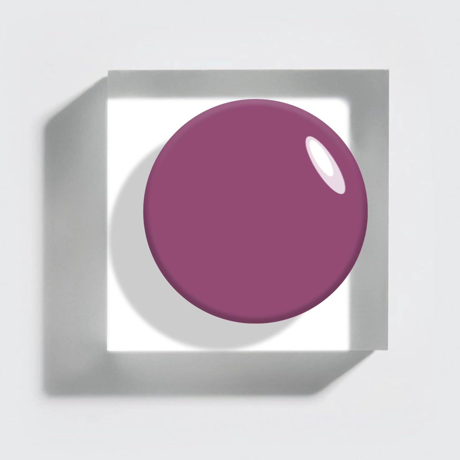 Гель-лак Vishine (8 мл), UV/LED, Темна Орхідея з блискітками (Dark Orchid), Стійкий