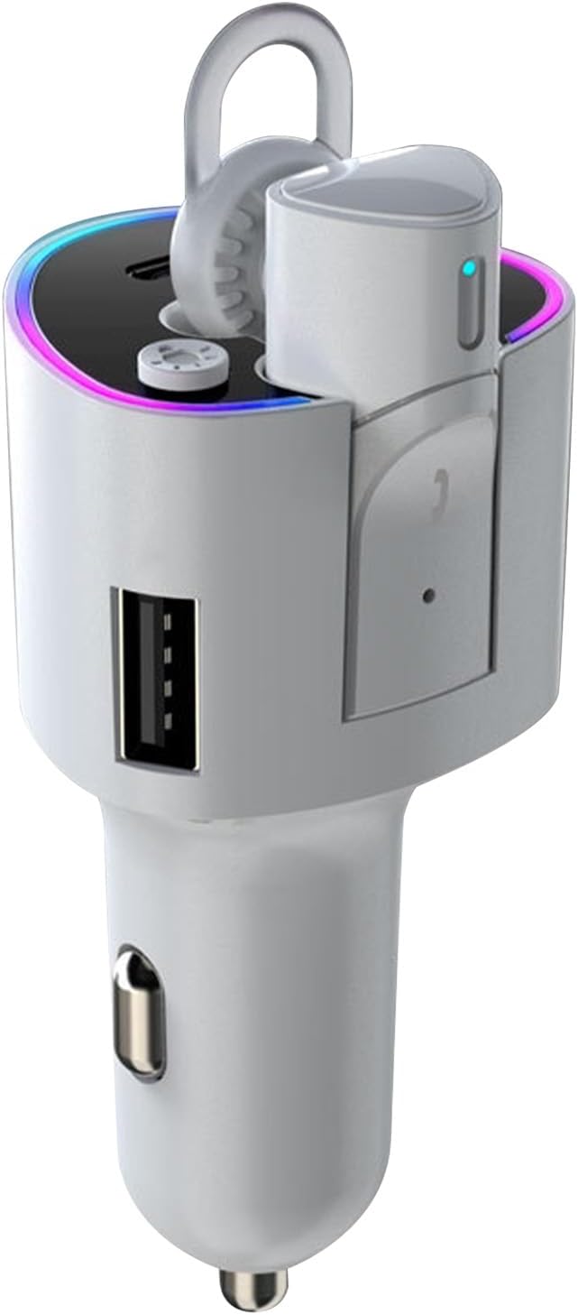 Bluetooth гарнітура для водія (Моно) з шумозаглушенням, 20 годин розмови, Чорна