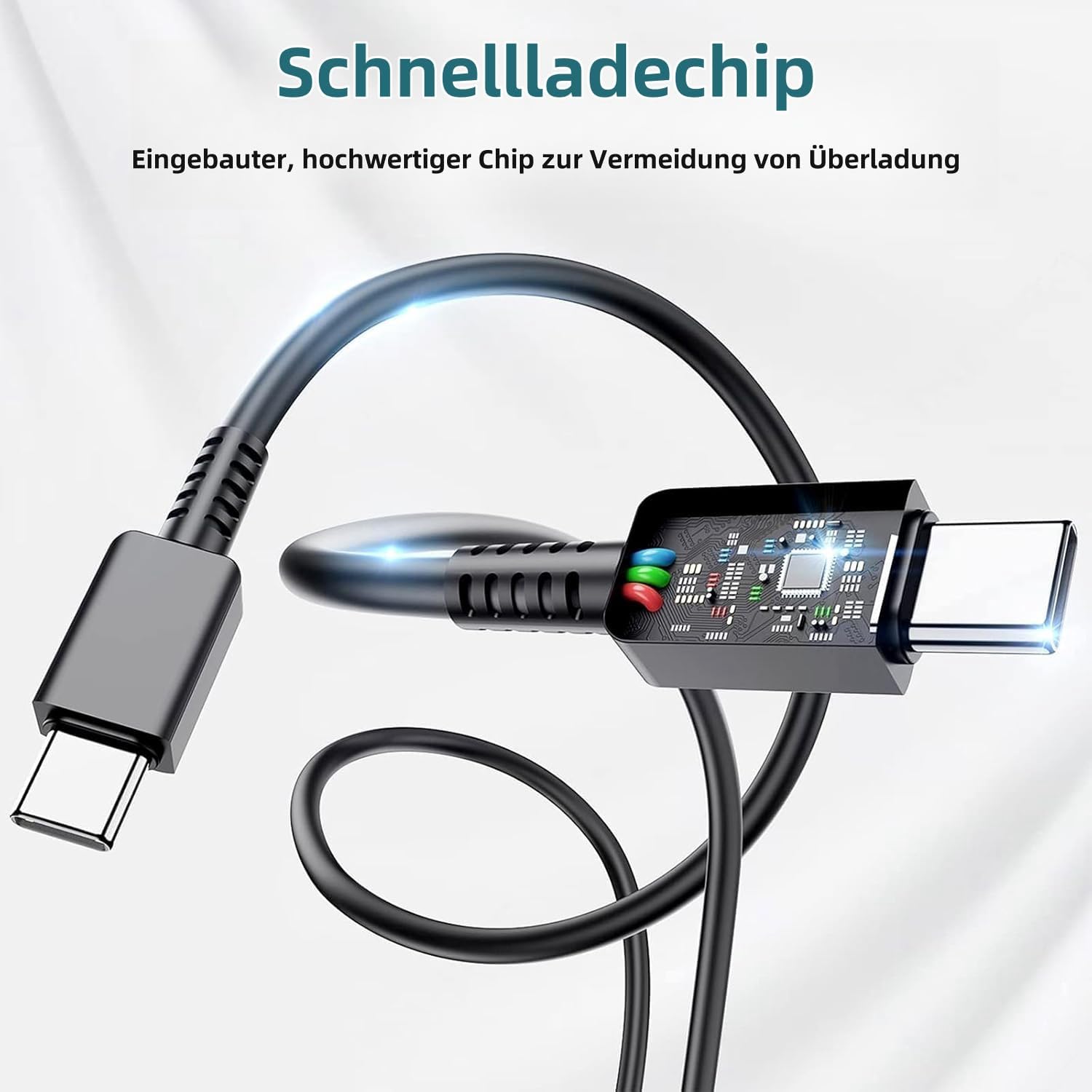 Набір зарядок 25W для Samsung (2 блоки + 2 кабелі 1.8м), Super Fast Charging, Чорний