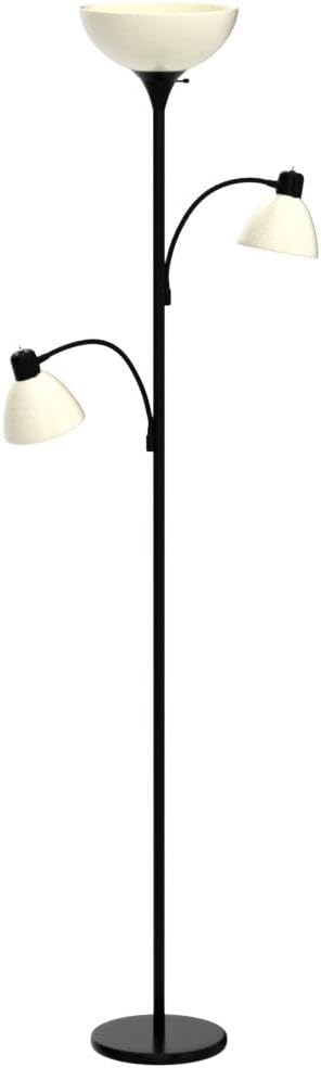 Торшер Brightech Sky Dome Double (3 лампи), Димований LED, Чорний