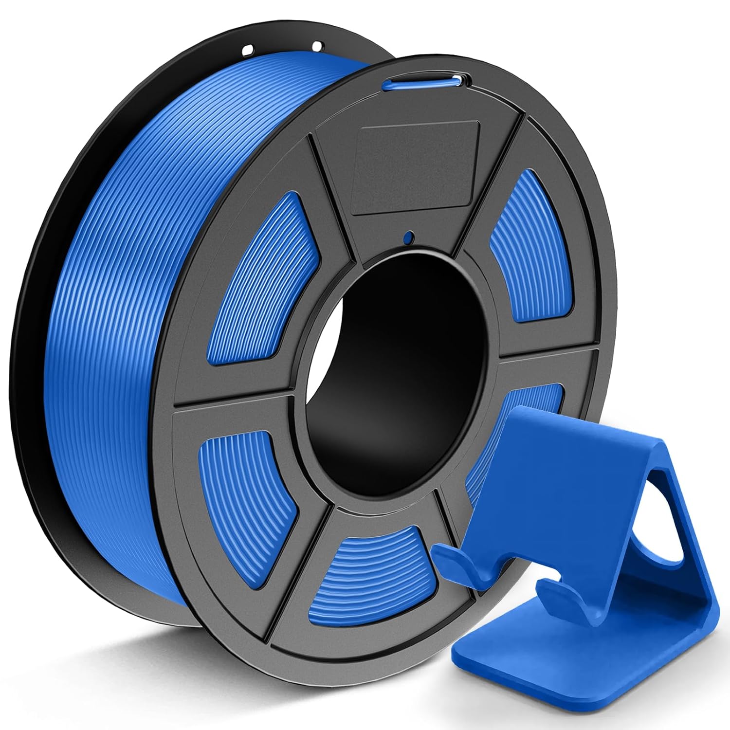 JAYO PLA Filament 1.75mm, Dimensional Accuracy +/- 0.02mm, Neatly Wound Filament, Smooth Printing, Fit Most FDM 3D Printers, 1.1KG Spool (2.42 LBS), Blue Grey