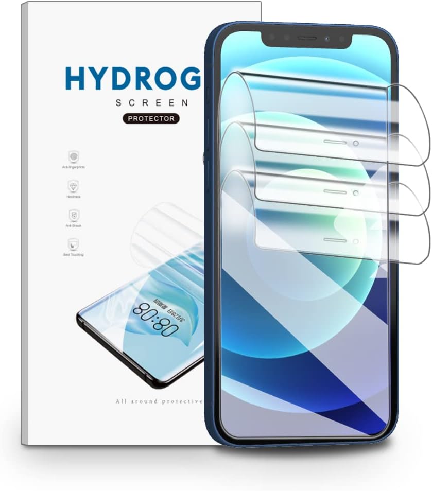 Гідрогелева плівка для iPhone 12 Pro Max (Набір 3 шт), Самовідновлюється, HD