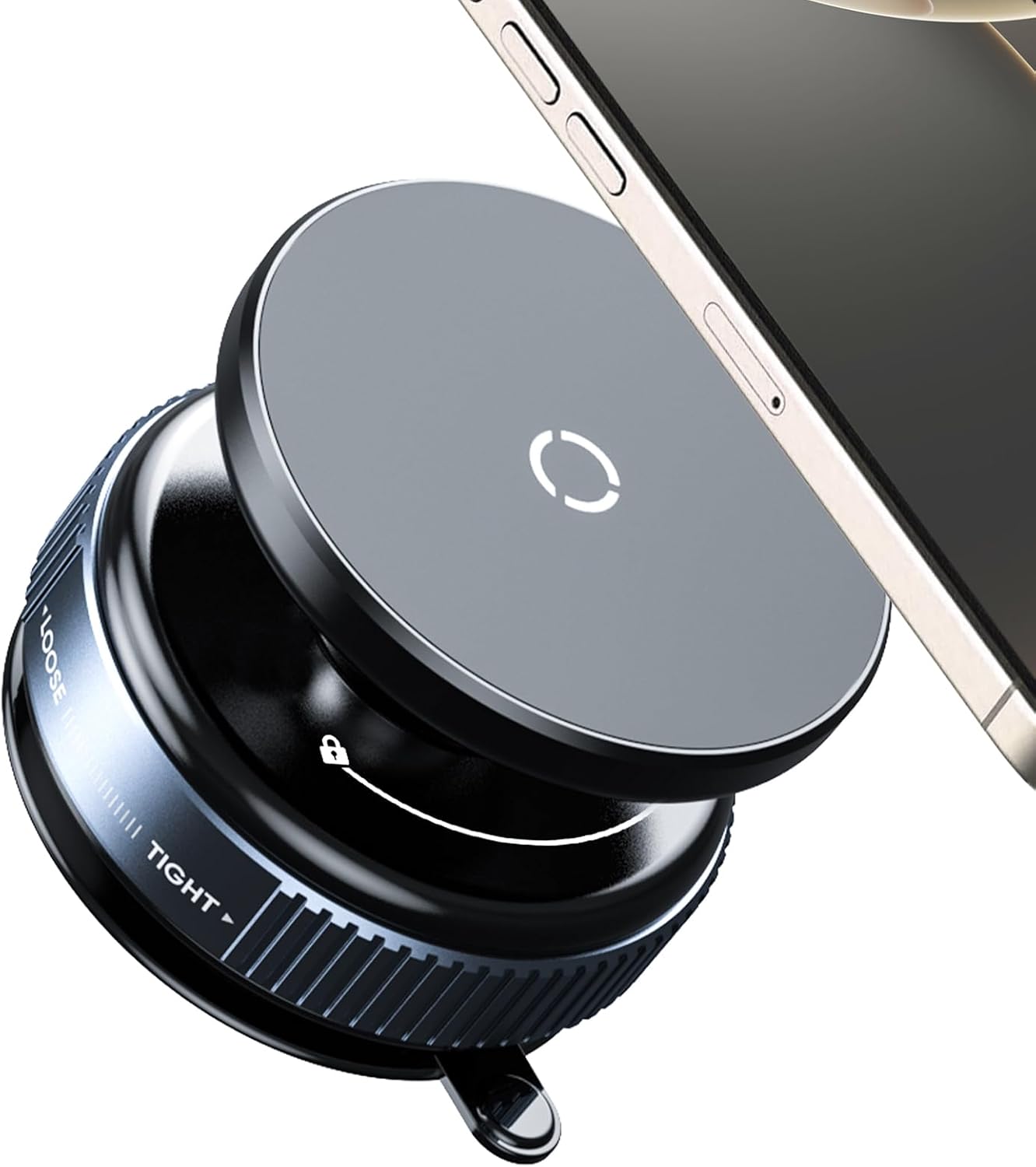 Універсальний вакуумний магнітний тримач телефону Jkoailiwi (MagSafe), 360°, На торпеду/скло