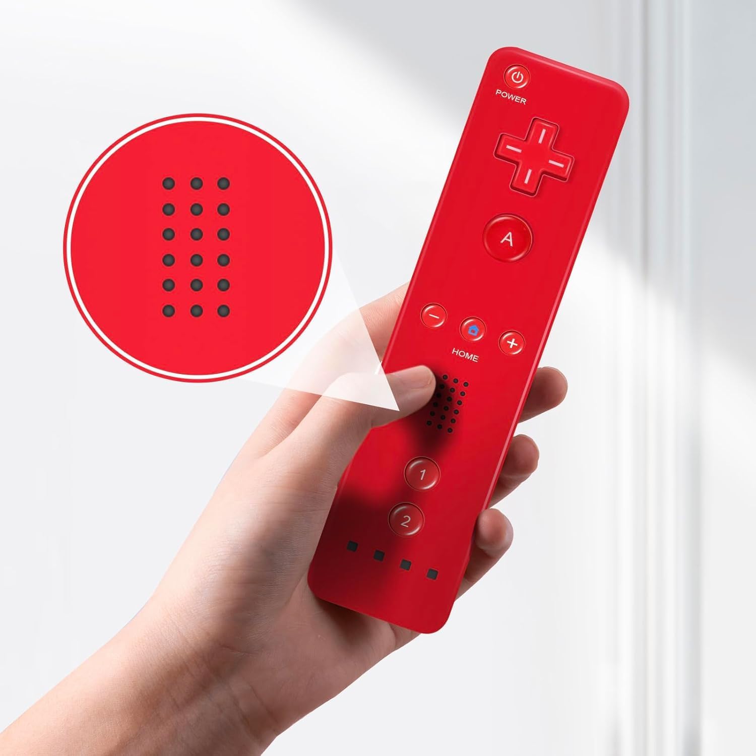 Набір контролерів AUFGLO для Nintendo Wii / Wii U (Remote + Nunchuck), Червоно-синій