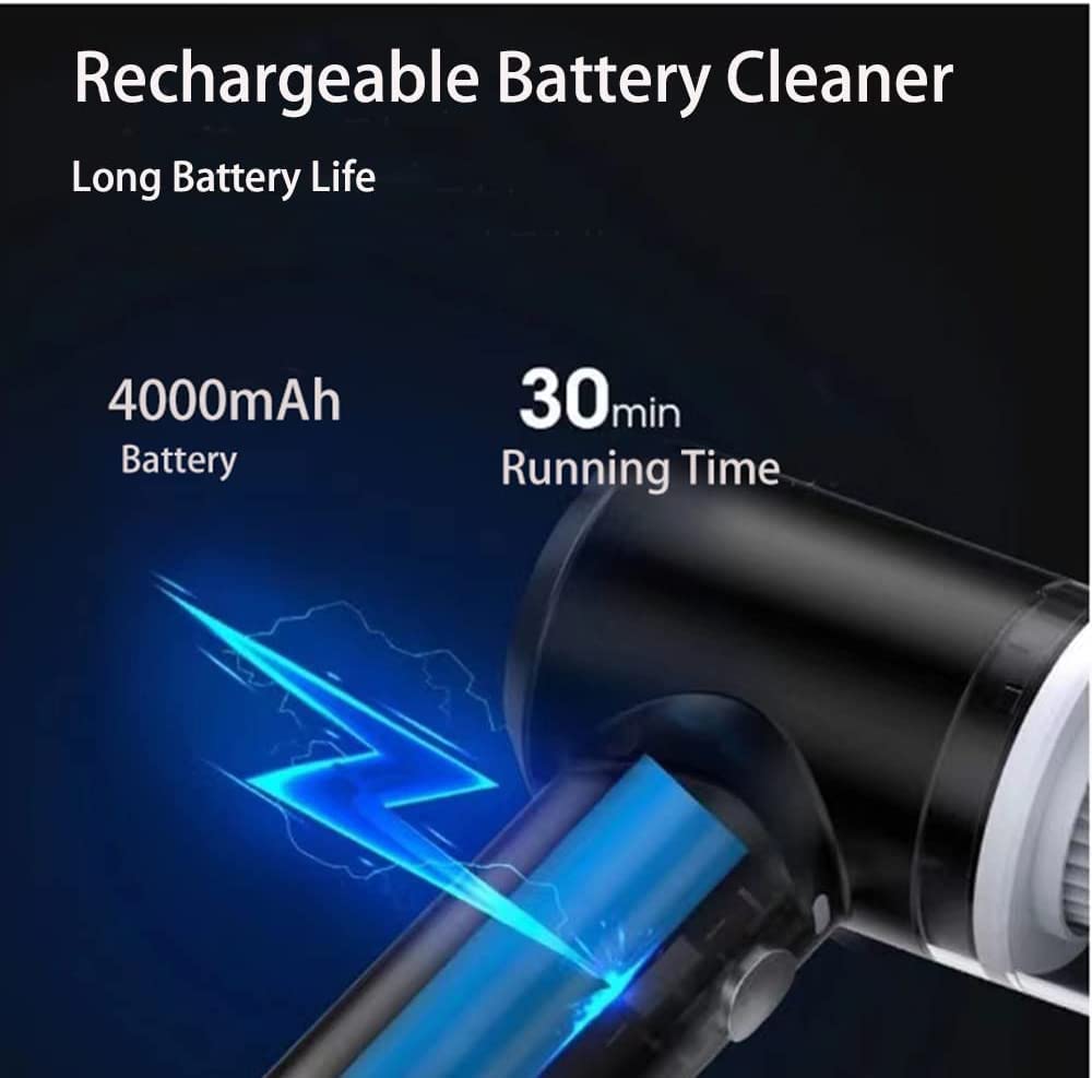 Пилосос FSZBWL 15000 Па, акумулятор 4000 мАг, USB, для дому та авто