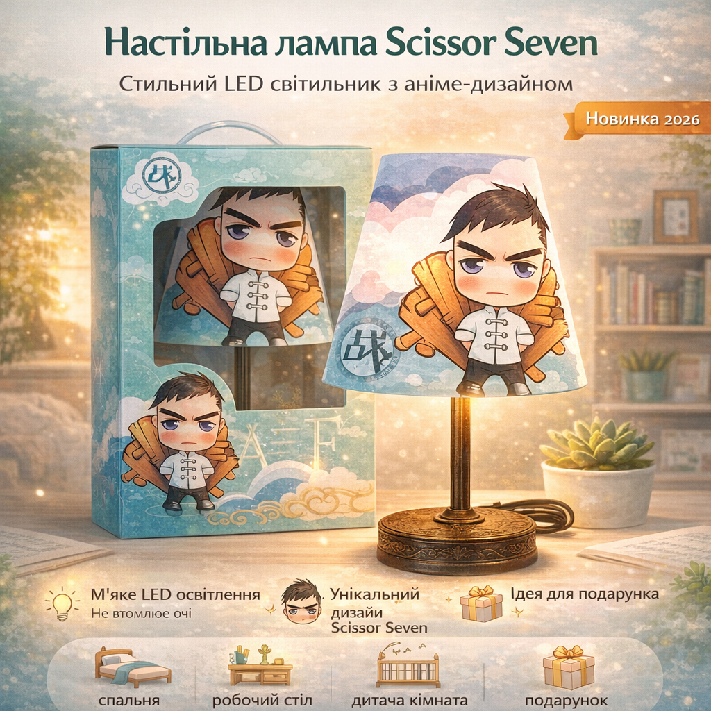 Дитяча настільна лампа Cartoon Без бренду, Мультяшний нічник світильник з органайзером