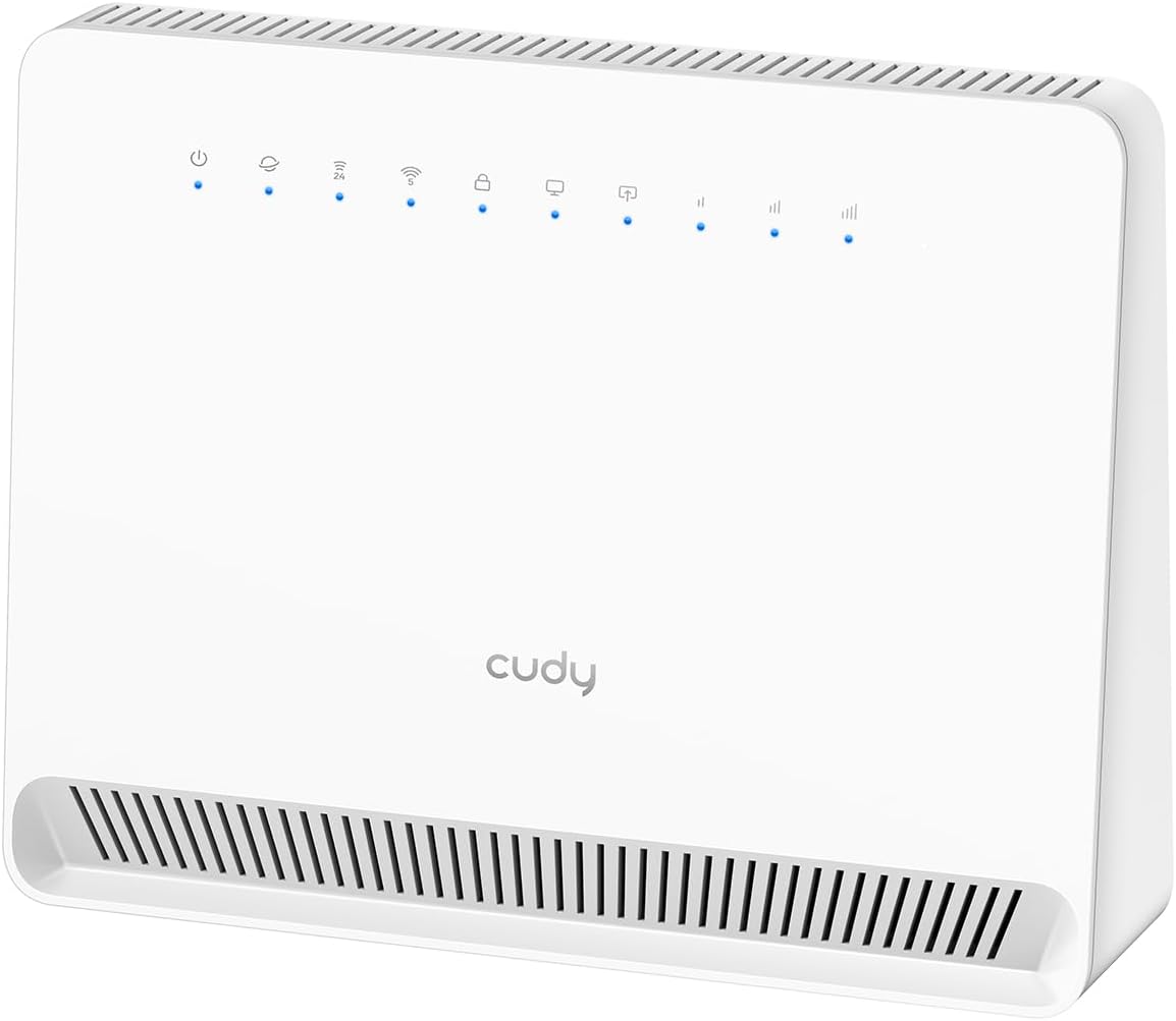 Роутер 4G LTE Wi-Fi Cudy LT500E AC1200 SIM карта VPN Mesh антени білий