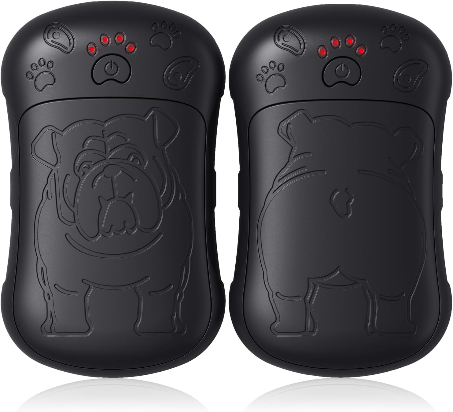 Грілки для рук Kukiwhy 2 шт 6000mAh функція power bank акумуляторні чорні
