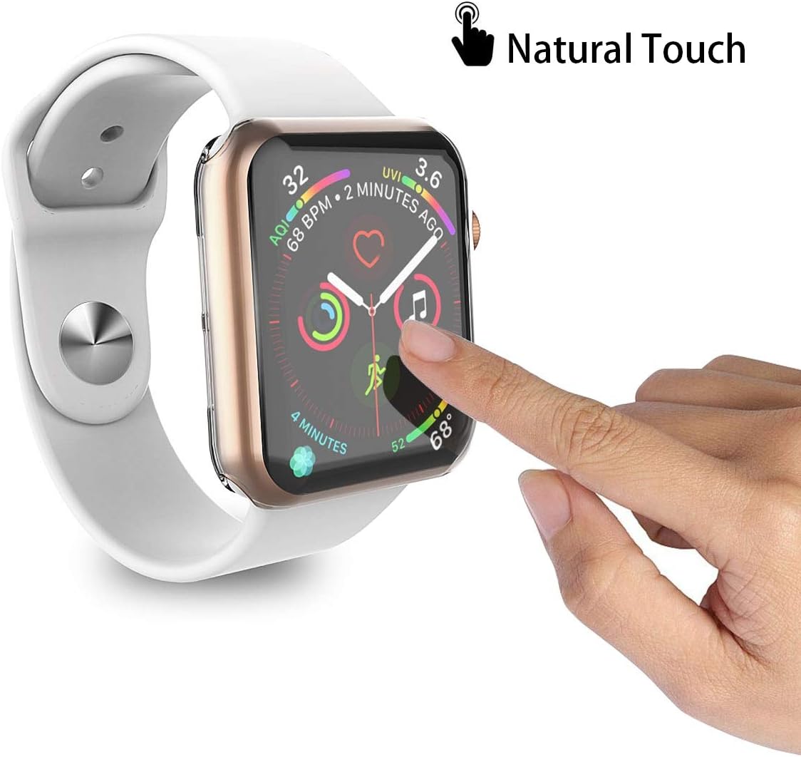 Чохол захисний JULK для Apple Watch 40mm скло TPU ультратонкий 2 шт прозорий